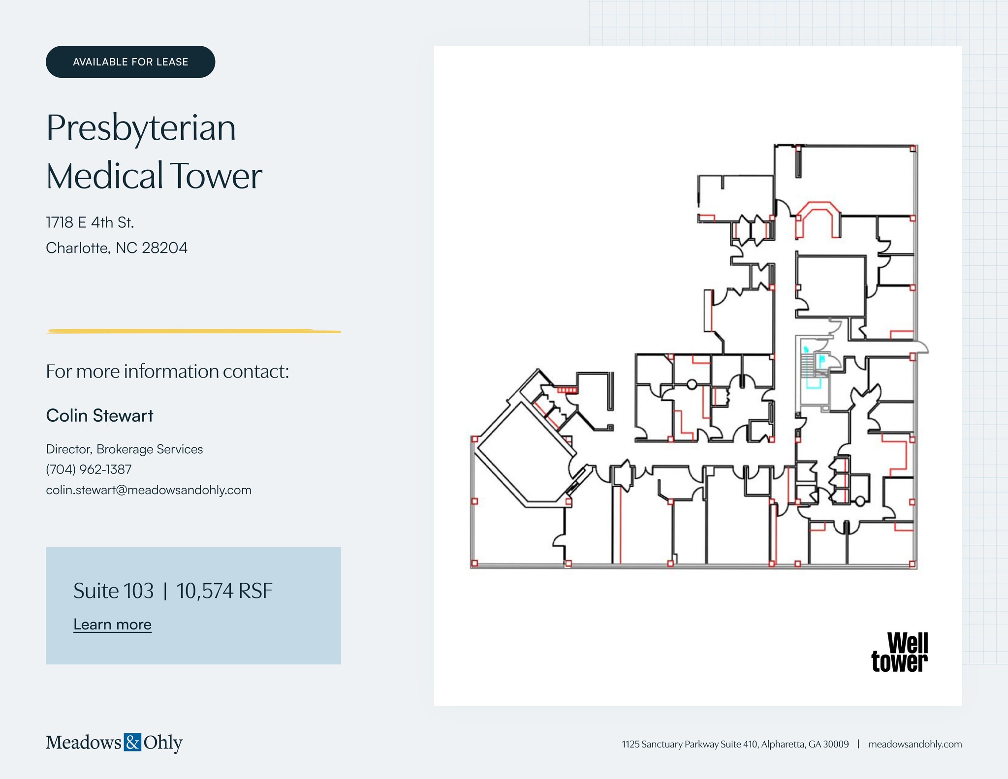 1718 E 4th St, Charlotte, NC for lease Site Plan- Image 1 of 2