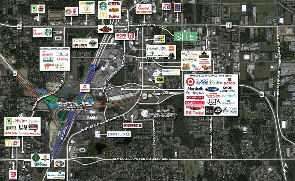 4279 Symphony Circle, Sanford, FL for lease - Aerial - Image 2 of 2