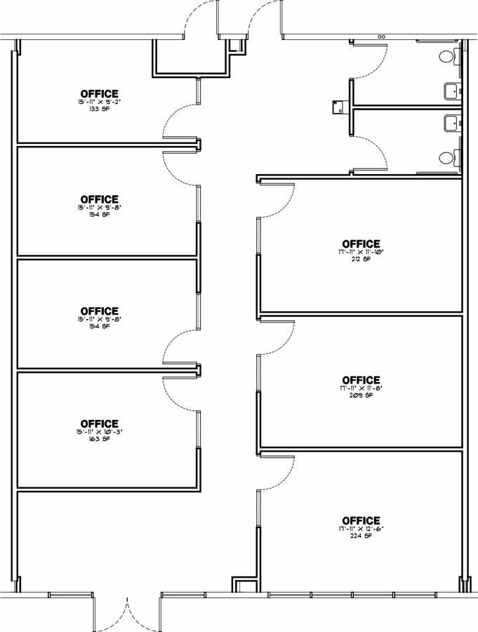 2585 Miracle Mile, Bullhead City, AZ 86442 - Unité 103-104 - - Plan d’étage - Image 1 of 1