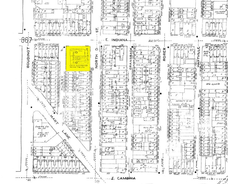456 E Indiana Ave, Philadelphia, PA à louer - Plan cadastral - Image 2 de 3