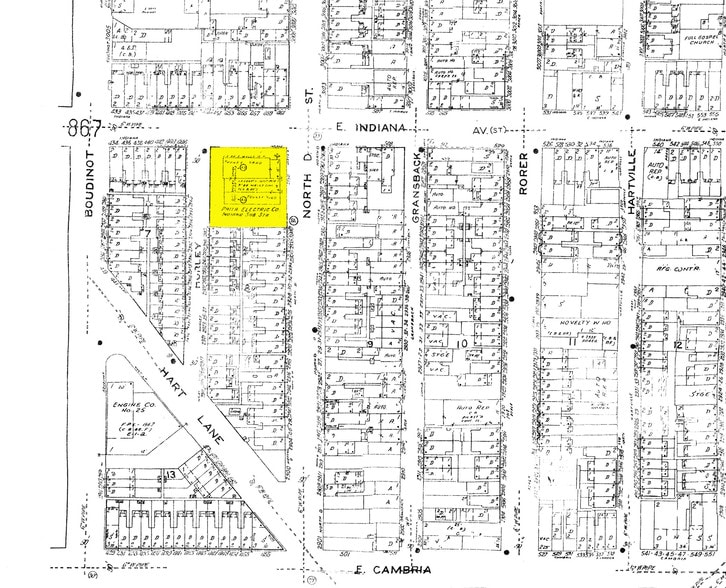 456 E Indiana Ave, Philadelphia, PA for lease - Plat Map - Image 2 of 3
