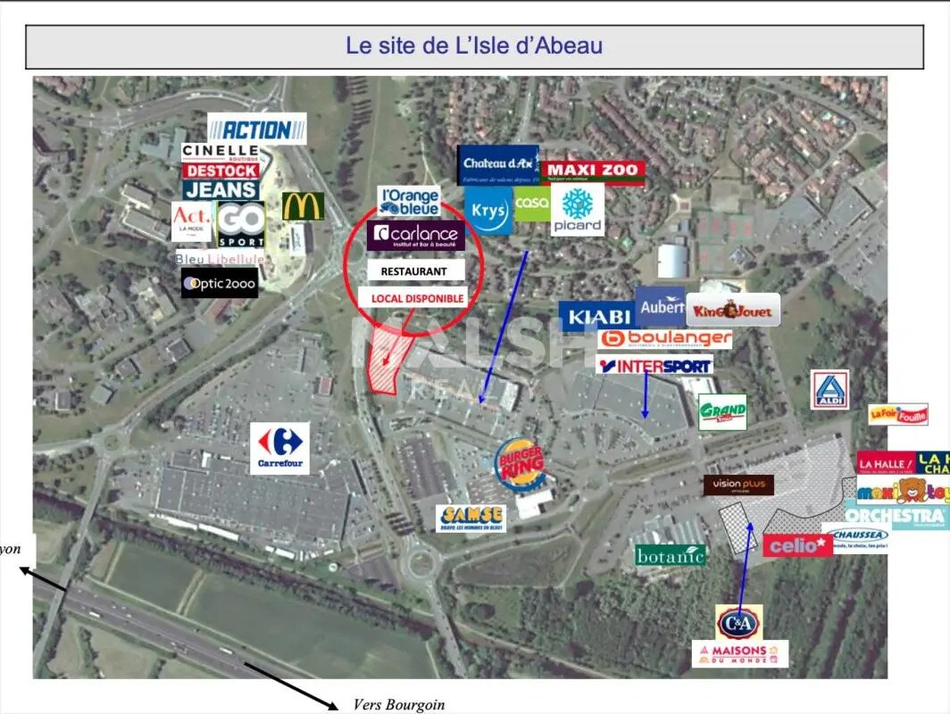 Retail in L'ISLE-D'ABEAU for lease Building Photo- Image 1 of 7