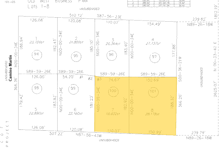 6898-6902 N Camino Martin, Tucson, AZ à louer - Plan cadastral - Image 2 de 4