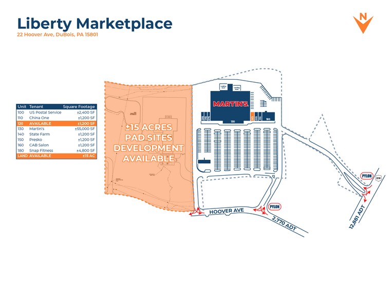 80 Hoover Ave, Du Bois, PA à vendre - Plan de site - Image 2 de 2