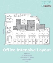 2029 K St NW, Washington, DC à vendre Plan d’étage- Image 1 de 1