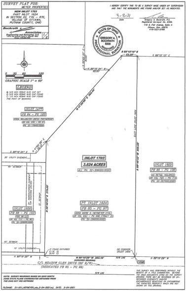 0 Meadow Glen Dr, Ottawa, OH à vendre - Plan cadastral - Image 2 de 2