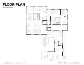 13402-13412 Beach Ave, Marina Del Rey, CA à louer Plan d’étage- Image 1 de 1