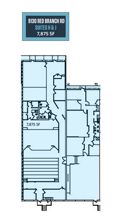 9180 Rumsey Rd, Columbia, MD à louer Plan d’étage- Image 1 de 2