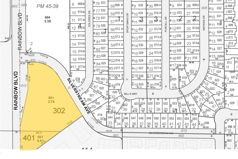 500 N Rainbow Blvd, Las Vegas, NV à louer - Plan cadastral - Image 2 de 8