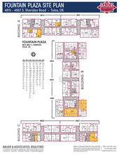 4815-4821 S Sheridan Rd, Tulsa, OK à louer Plan de site- Image 2 de 2