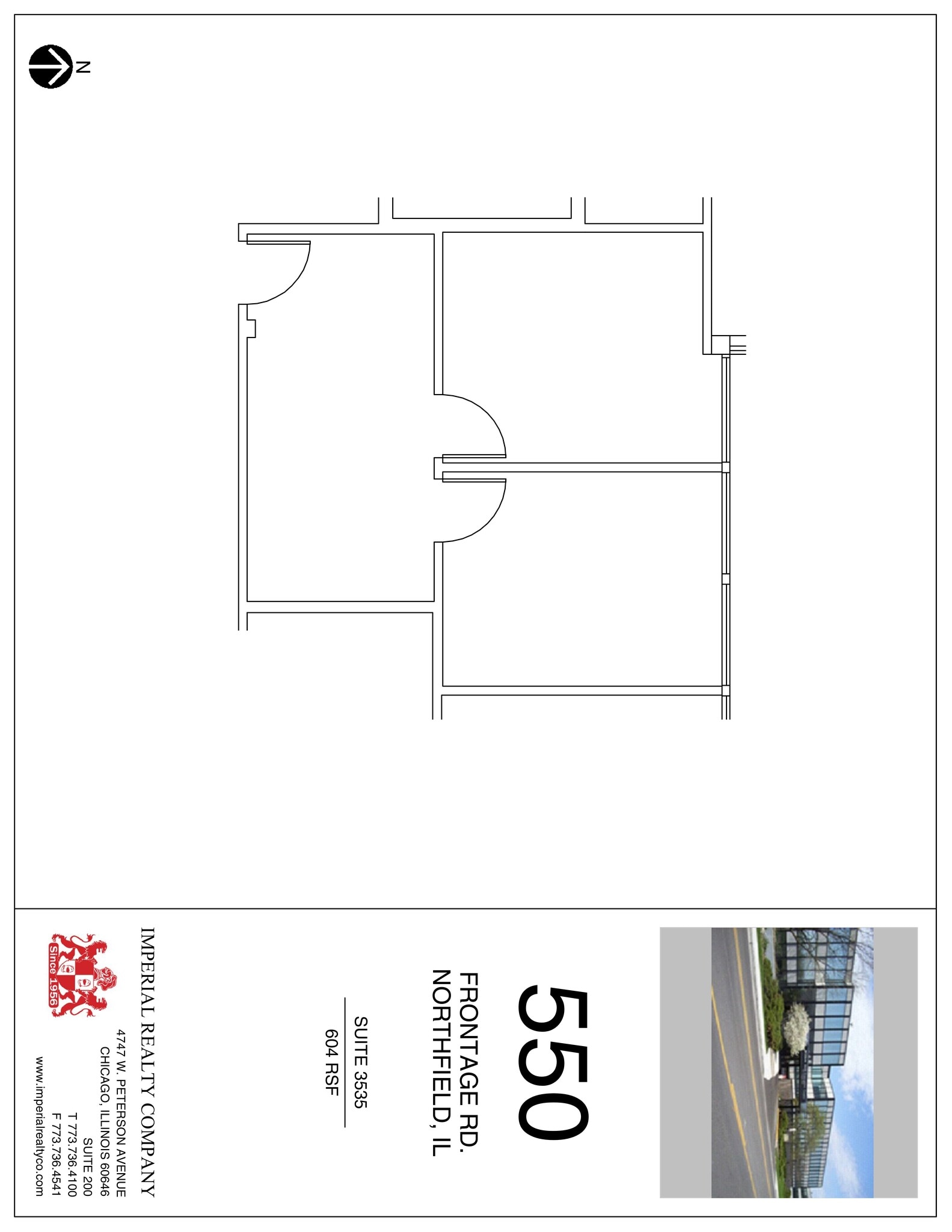 540-550 W Frontage Rd, Northfield, IL for lease Site Plan- Image 1 of 4