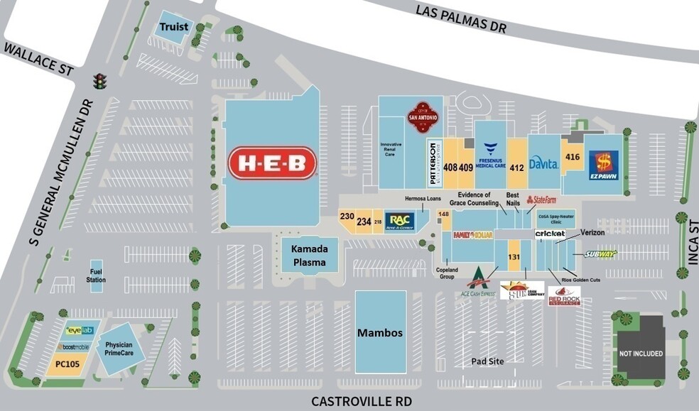 803 Castroville Rd, San Antonio, TX for lease - Site Plan - Image 2 of 9