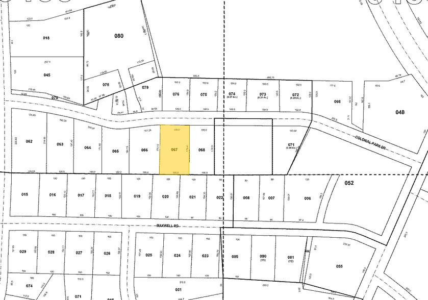 585 Colonial Park Dr, Roswell, GA à vendre - Plan cadastral - Image 3 de 90