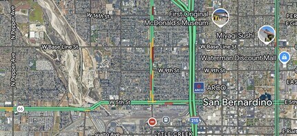 605 N H St, San Bernardino, CA - AERIAL map view - Image1