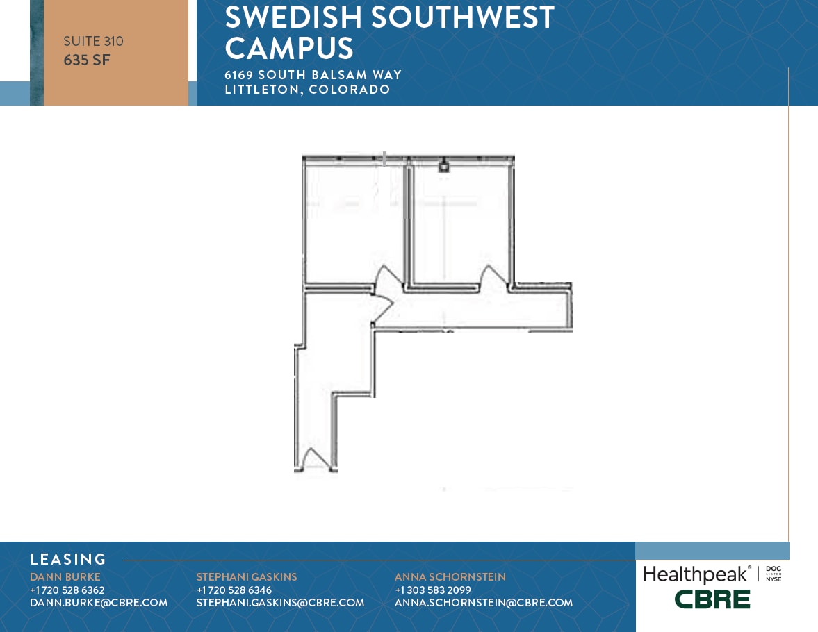 6179 S Balsam Way, Littleton, CO à louer Plan d’étage- Image 1 de 2