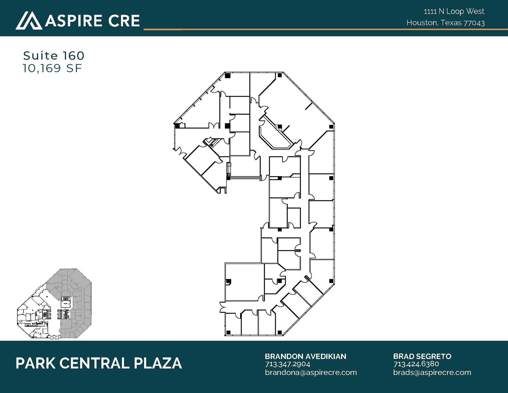 1111 N Loop W, Houston, TX à louer Plan d’étage- Image 1 de 1