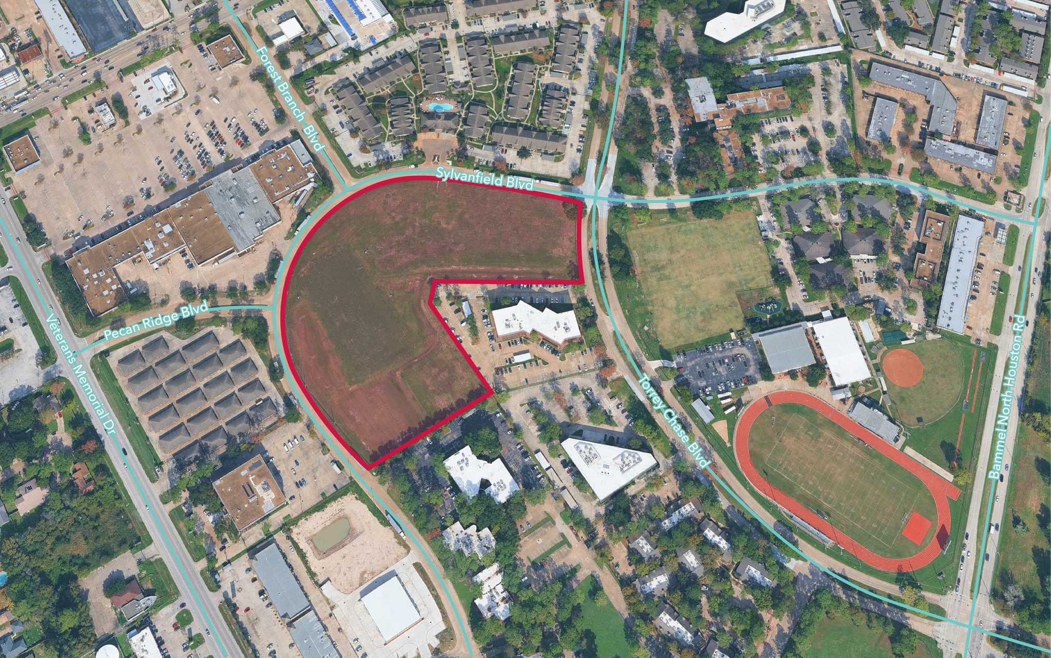 0 Sylvanfield Blvd, Houston, TX for sale Aerial- Image 1 of 4