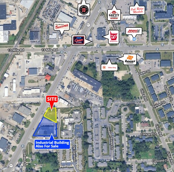 30810 Groesbeck Hwy, Roseville, MI à vendre - Aérien - Image 2 de 3