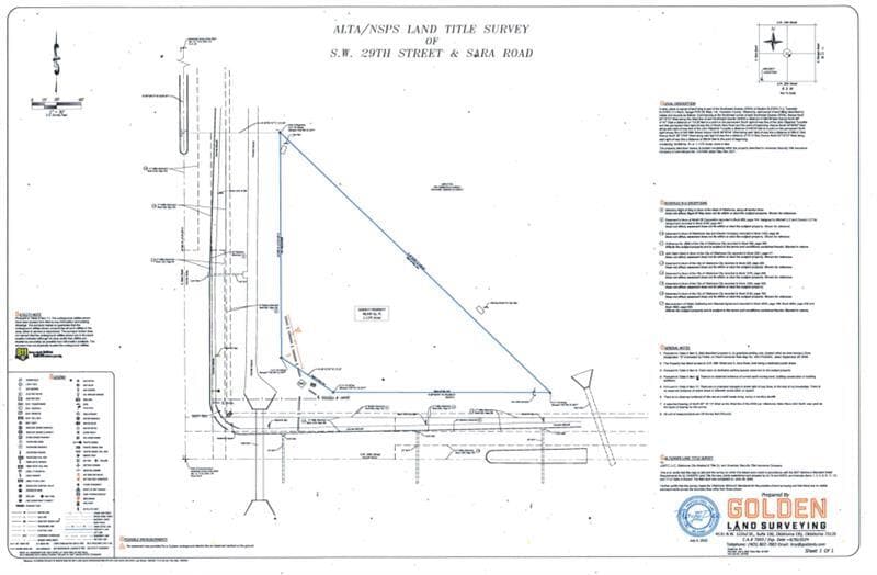 SW 29th & Sara Rd (NE/c), Yukon, OK for sale - Plat Map - Image 2 of 2