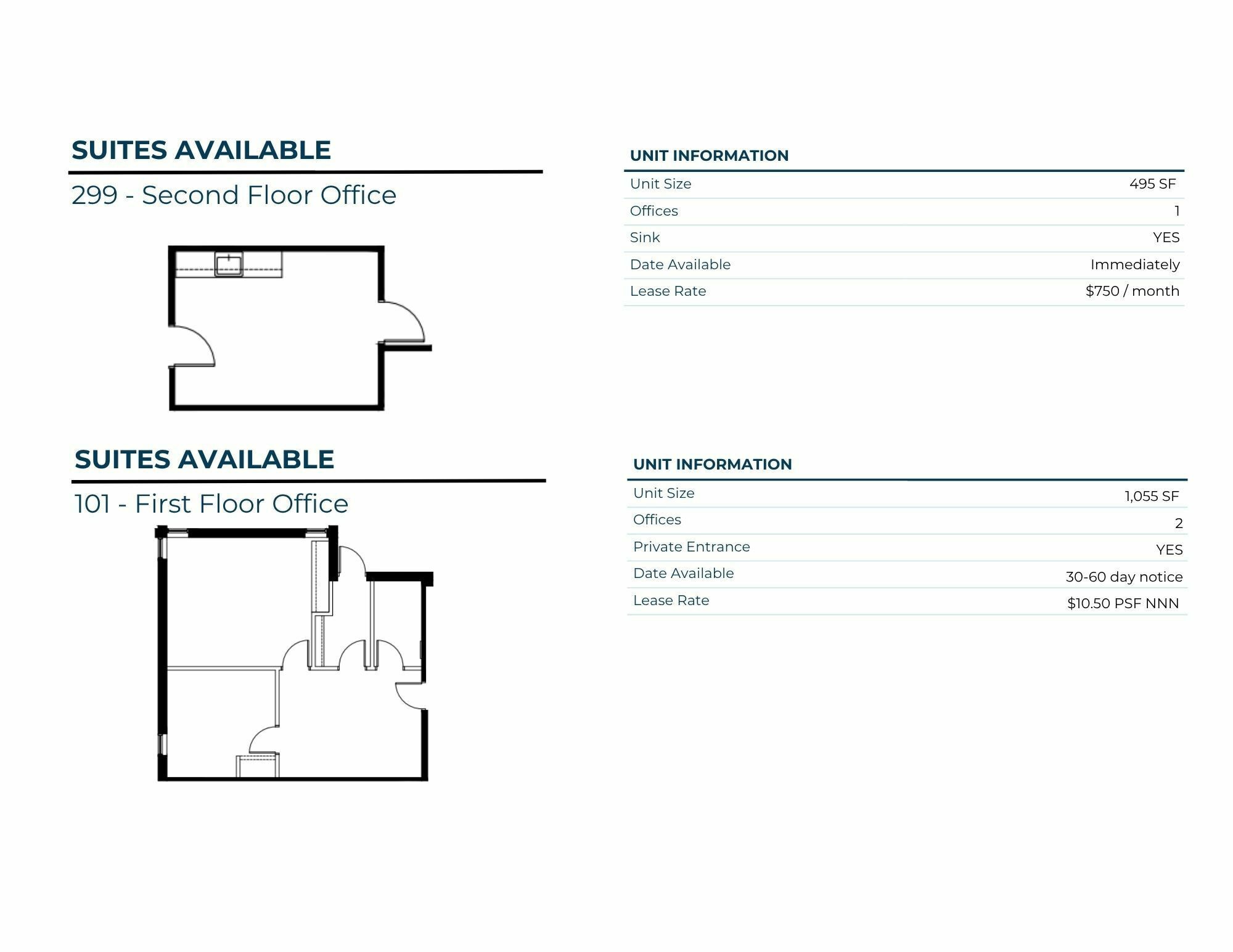 5600-5628 Lincoln Dr, Edina, MN à louer Plan d’étage- Image 1 de 5