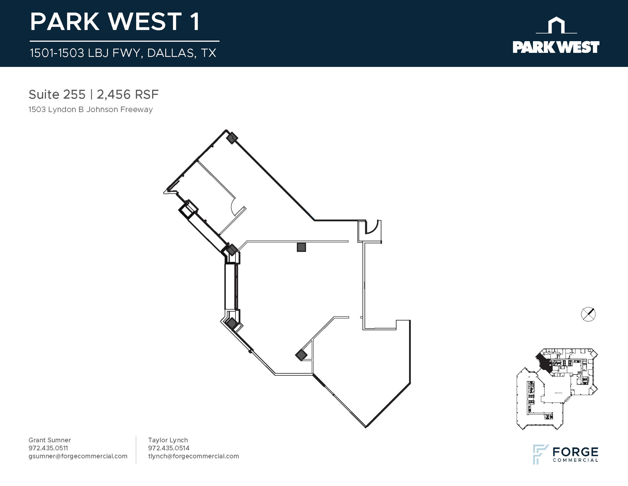 1501-1507 Lyndon B Johnson Fwy, Dallas, TX for lease Floor Plan- Image 1 of 1