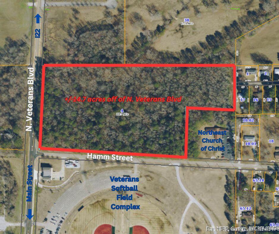 TBD North Veterans Memorial Boulevard +/-14.7 acre Blvd, Tupelo, MS à vendre Photo principale- Image 1 de 11