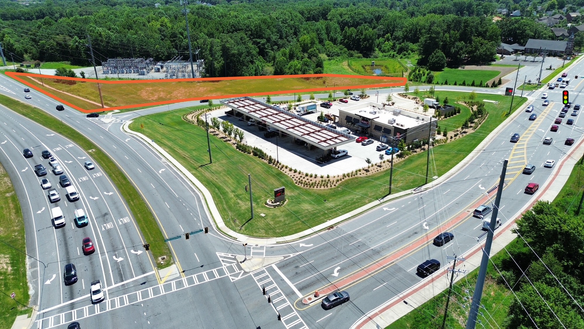 2630 Peachtree Pkwy Pky, Cumming, GA for lease Aerial- Image 1 of 3