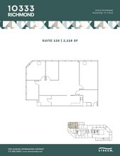 10333 Richmond Ave, Houston, TX for lease Floor Plan- Image 1 of 1