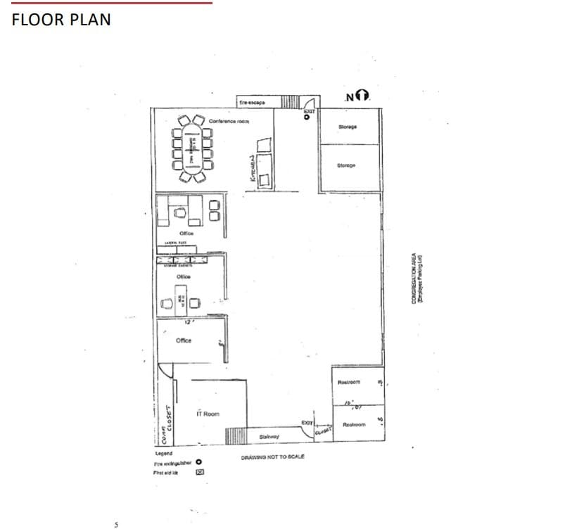9900 Harrison, Romulus, MI for lease Floor Plan- Image 1 of 4