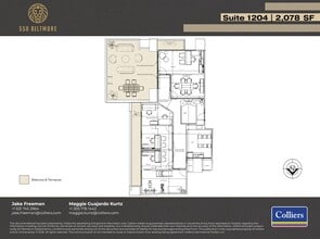 550 Biltmore Way, Coral Gables, FL for lease Floor Plan- Image 1 of 1