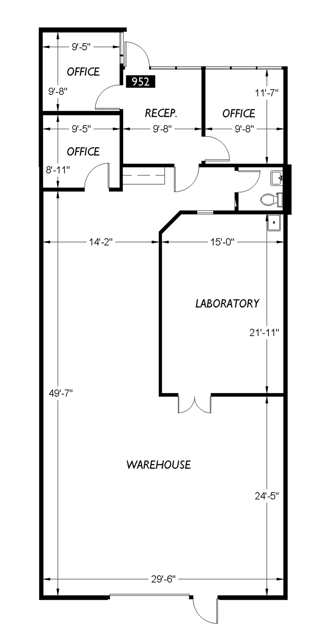 679-699 Strander Blvd, Tukwila, WA à louer Plan d’étage- Image 1 de 1