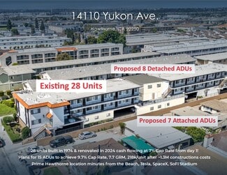 Plus de détails pour 14110 Yukon Ave, Hawthorne, CA - Multi-résidentiel à vendre
