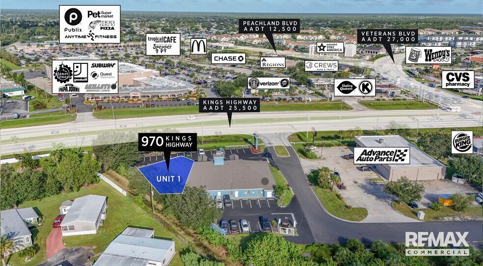 970 Kings Hwy, Port Charlotte, FL à louer - Photo du bâtiment - Image 3 de 18