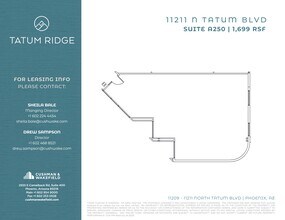 11209 N Tatum Blvd, Phoenix, AZ à louer Plan de site- Image 1 de 1