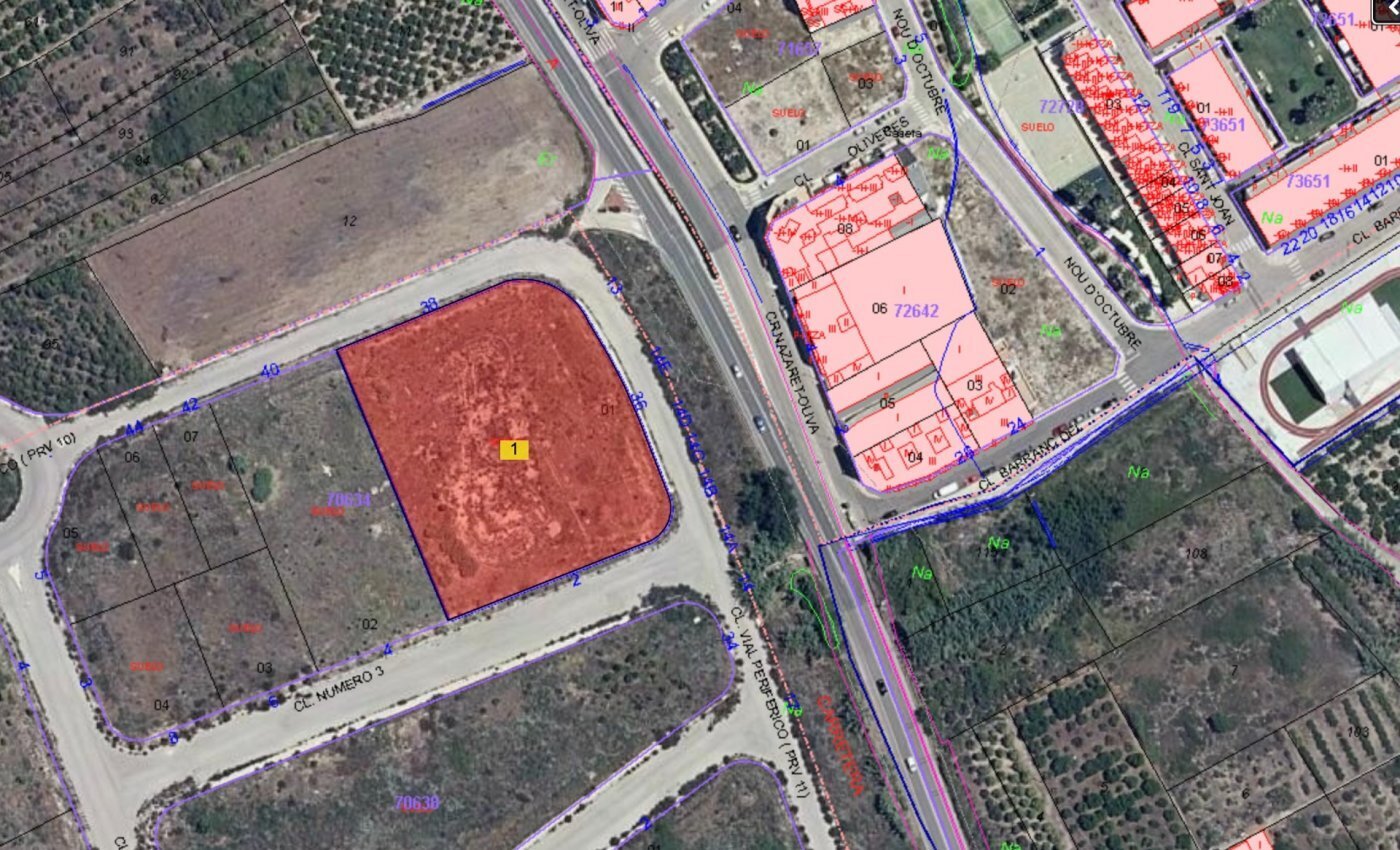 Land in Guardamar de la Safor, Valencia for sale Site Plan- Image 1 of 3