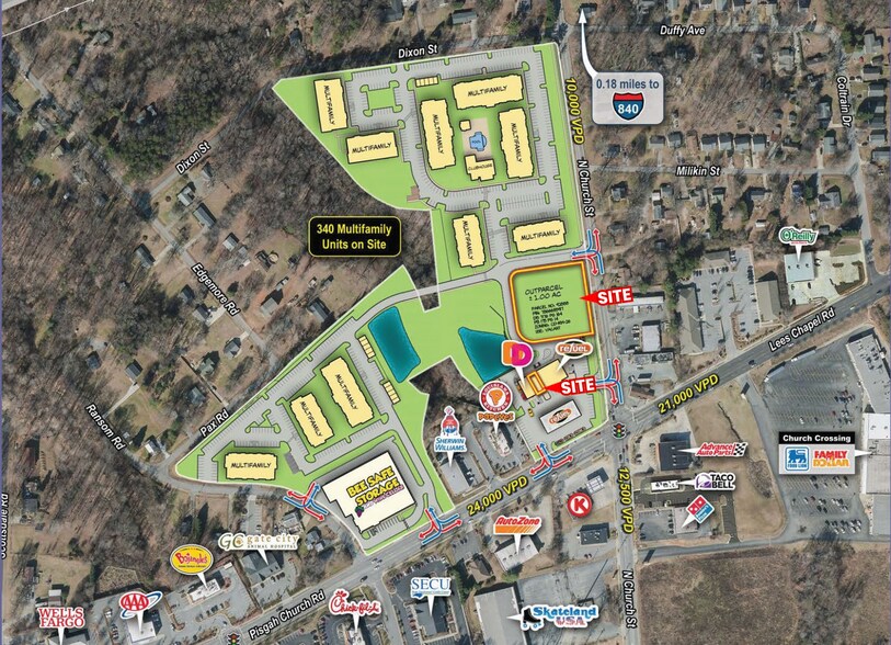 100 Pisgah Church Rd, Greensboro, NC à louer - Photo du bâtiment - Image 2 de 5