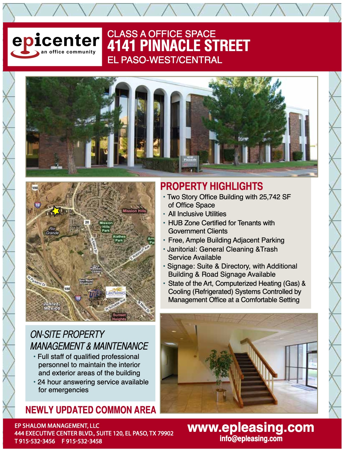 4141 Pinnacle St, El Paso, TX for lease Aerial- Image 1 of 13