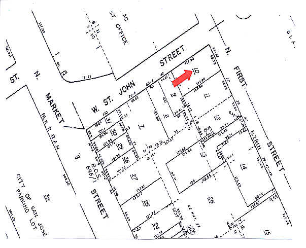 99 N 1st St, San Jose, CA à louer - Plan cadastral - Image 3 de 13