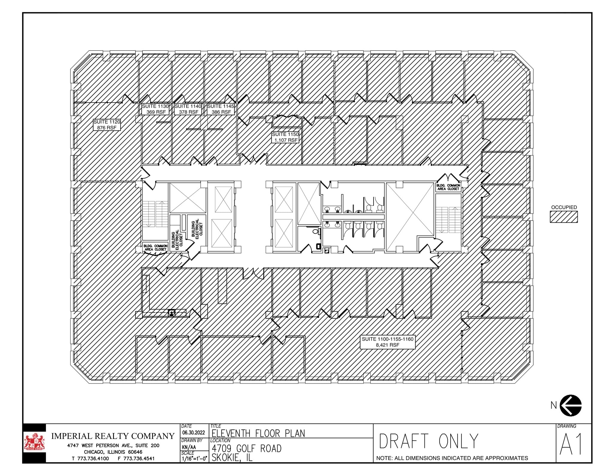 4709-4711 Golf Rd, Skokie, IL à louer Plan de site- Image 1 de 1