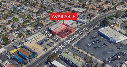 8646-8658 Woodman Ave, Arleta, CA - aerial  map view