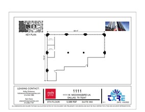 1111 W Mockingbird Ln, Dallas, TX à louer Plan d’étage- Image 1 de 1