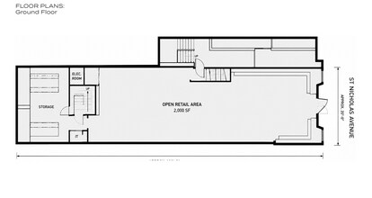 1428 Saint Nicholas Ave, New York, NY for lease Floor Plan- Image 2 of 2