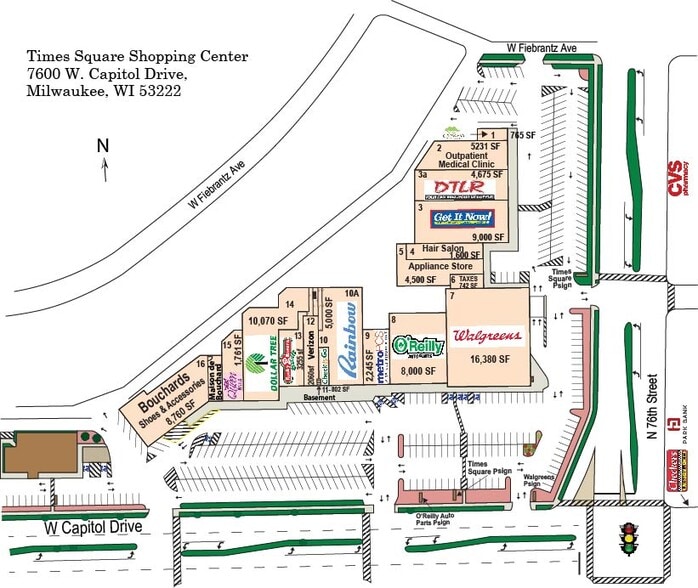 7600-7610 W Capitol Dr, Milwaukee, WI for lease - Building Photo - Image 2 of 11