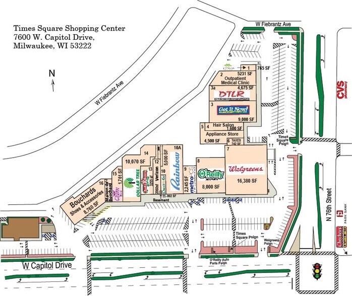 7600-7610 W Capitol Dr, Milwaukee, WI à louer - Photo du bâtiment - Image 2 de 11