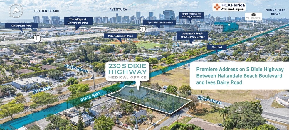 230 S Dixie Hwy, Hallandale Beach, FL à vendre - Photo du bâtiment - Image 2 de 10