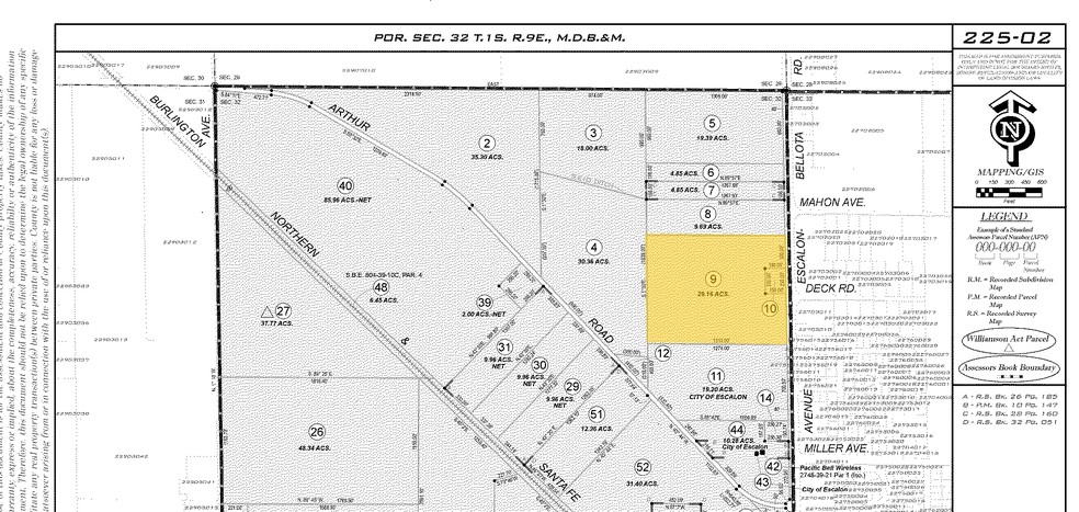 17051 Escalon Bellota Rd, Escalon, CA à vendre - Plan cadastral - Image 2 de 46