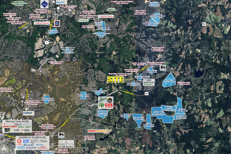 Louisburg Rd, Rolesville, NC for lease - Aerial - Image 2 of 3