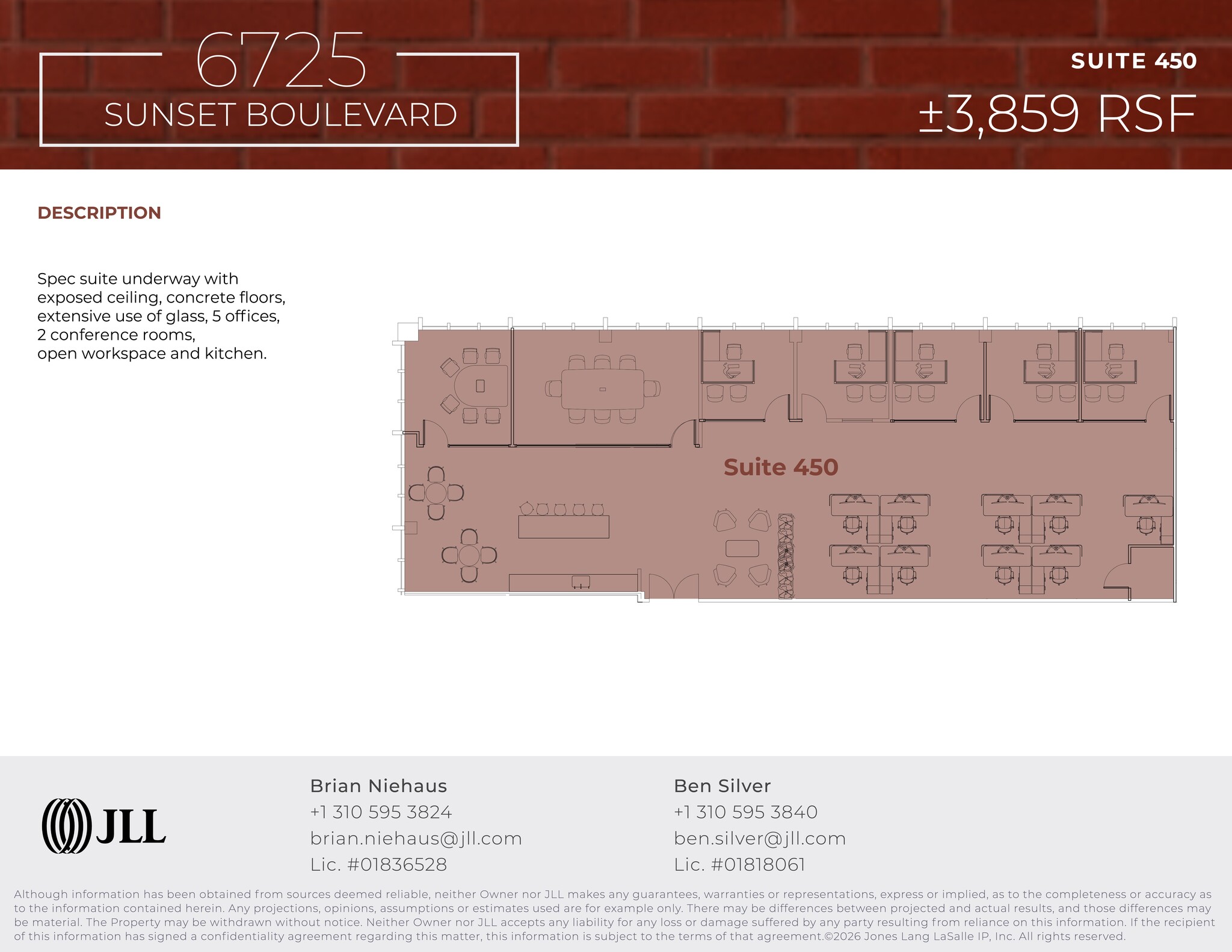 6725 W Sunset Blvd, Los Angeles, CA à louer Plan de site- Image 1 de 1