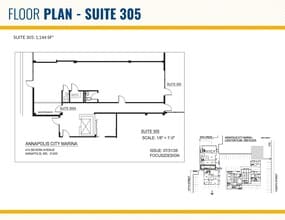 400-410 Severn Ave, Annapolis, MD à louer Plan d’étage- Image 1 de 1