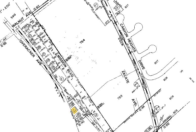 39267 Mission Blvd, Fremont, CA for lease - Plat Map - Image 2 of 8